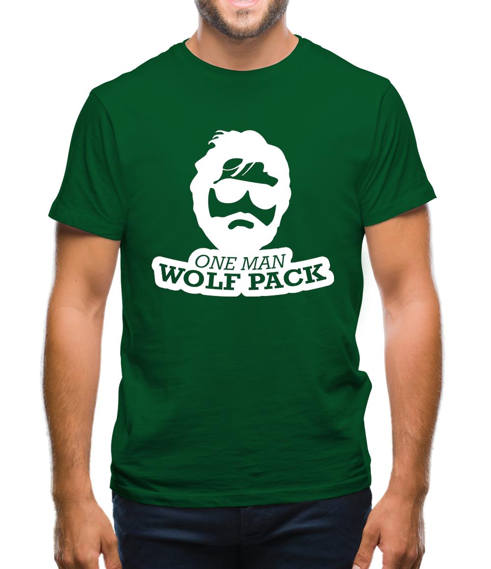 One Man Wolf Pack Mens T-Shirt