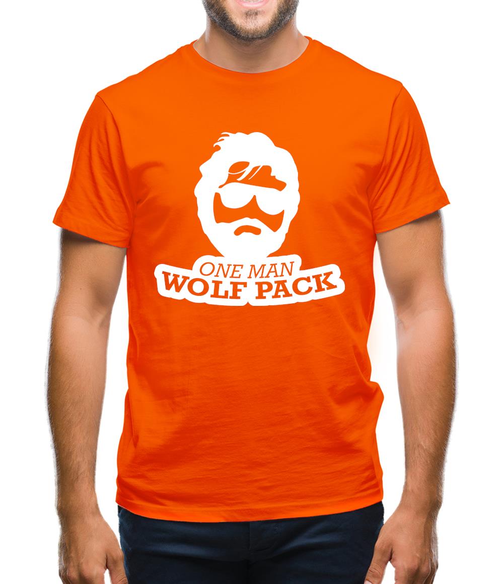 One Man Wolf Pack Mens T-Shirt