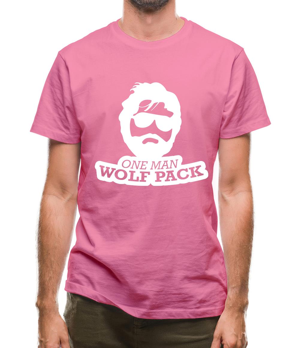 One Man Wolf Pack Mens T-Shirt