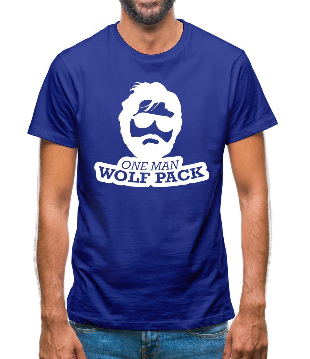 One Man Wolf Pack Mens T-Shirt