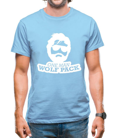 One Man Wolf Pack Mens T-Shirt