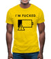 I'm Fucked Battery Low Mens T-Shirt