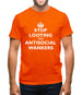 Stop Looting You Antisocial Wankers Mens T-Shirt