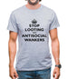 Stop Looting You Antisocial Wankers Mens T-Shirt