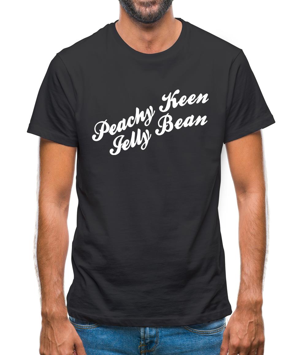 Peachy Keen Jelly Bean Mens T-Shirt