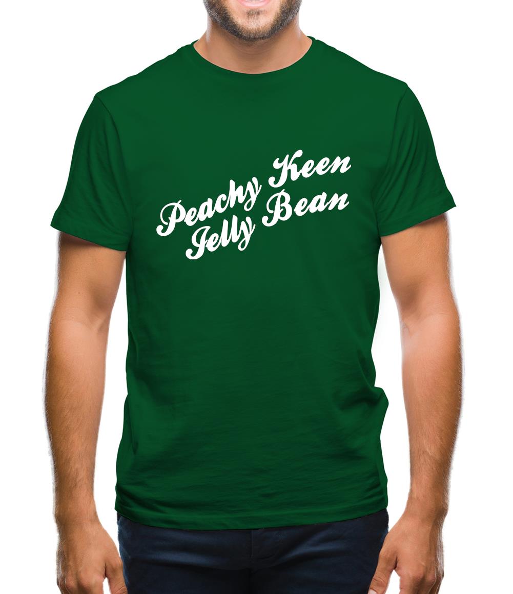 Peachy Keen Jelly Bean Mens T-Shirt
