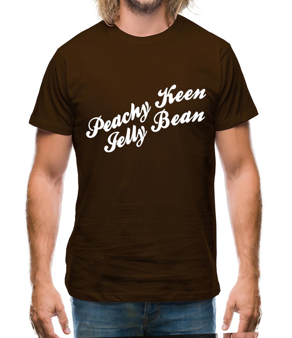 Peachy Keen Jelly Bean Mens T-Shirt