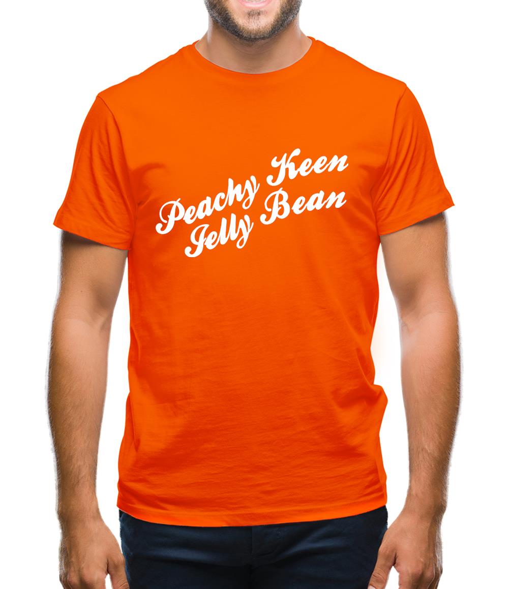 Peachy Keen Jelly Bean Mens T-Shirt