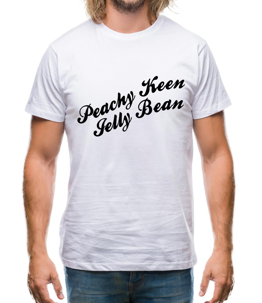 Peachy Keen Jelly Bean Mens T-Shirt