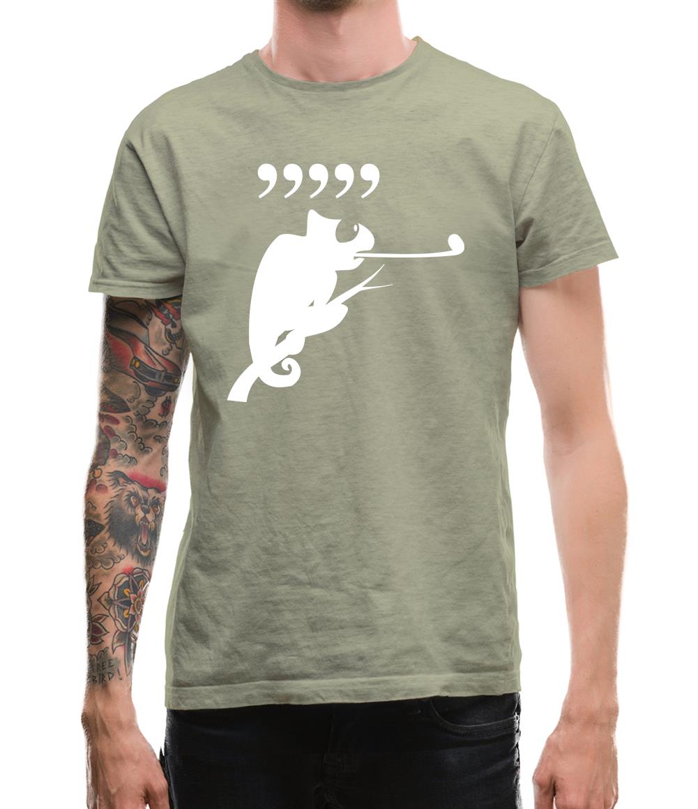 Comma Chameleon Mens T-Shirt