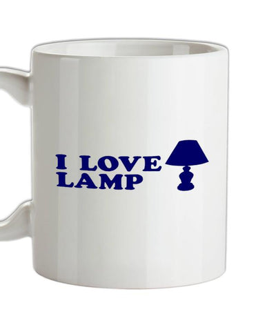 I Love Lamp Ceramic Mug