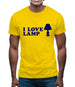 I Love Lamp Mens T-Shirt