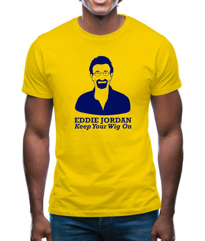Eddie Jordan Keep Your Wig On Mens T-Shirt