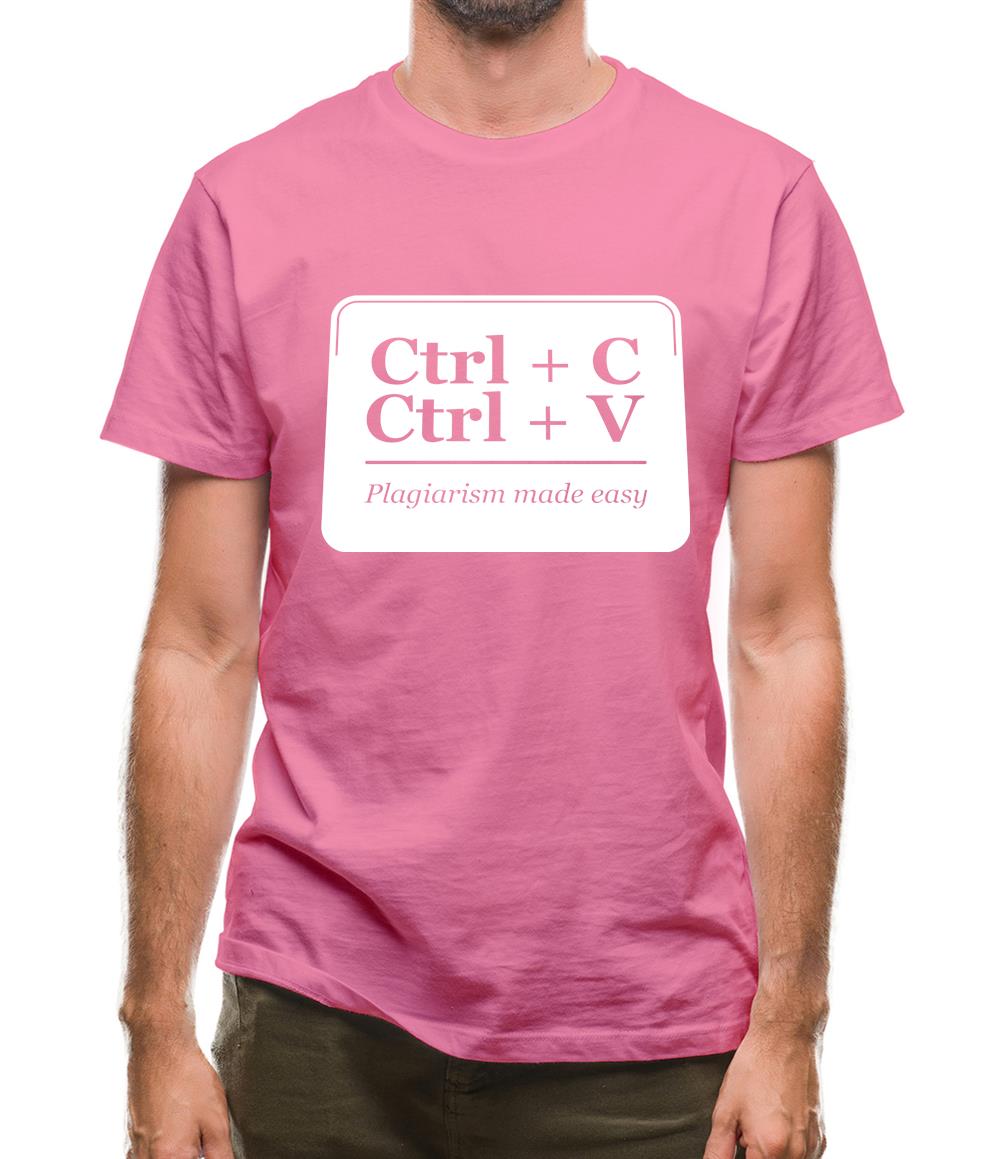 Plagiarism Made Easy Mens T-Shirt