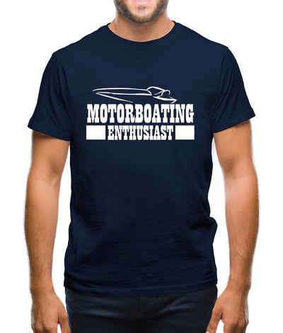 Motorboating Enthusiast Mens T-Shirt