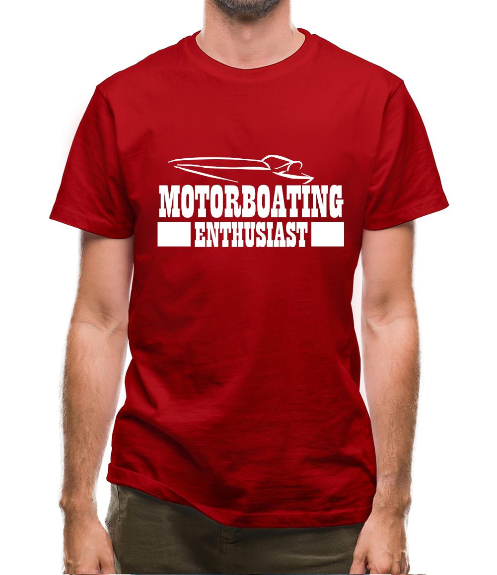 Motorboating Enthusiast Mens T-Shirt