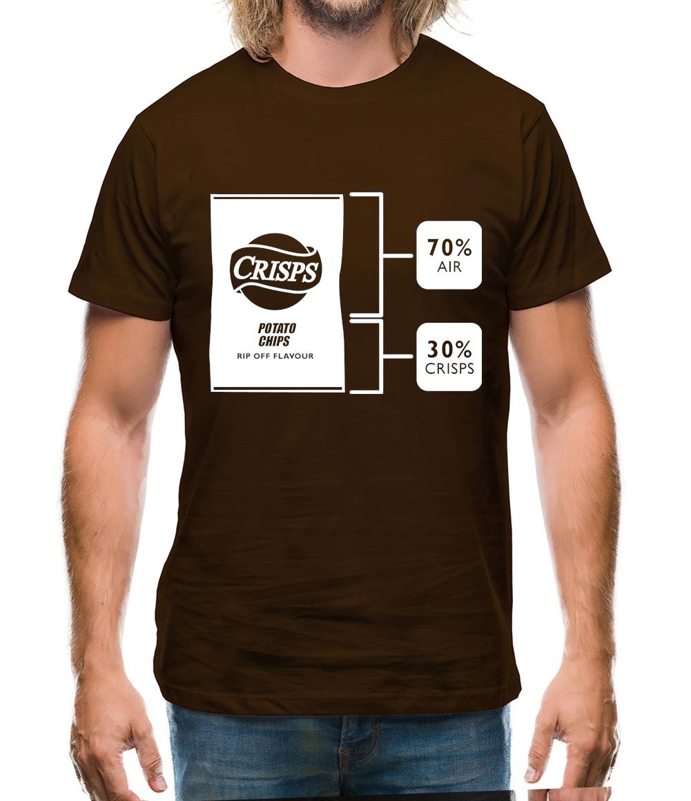 Crisps Rip Off Flavour Mens T-Shirt