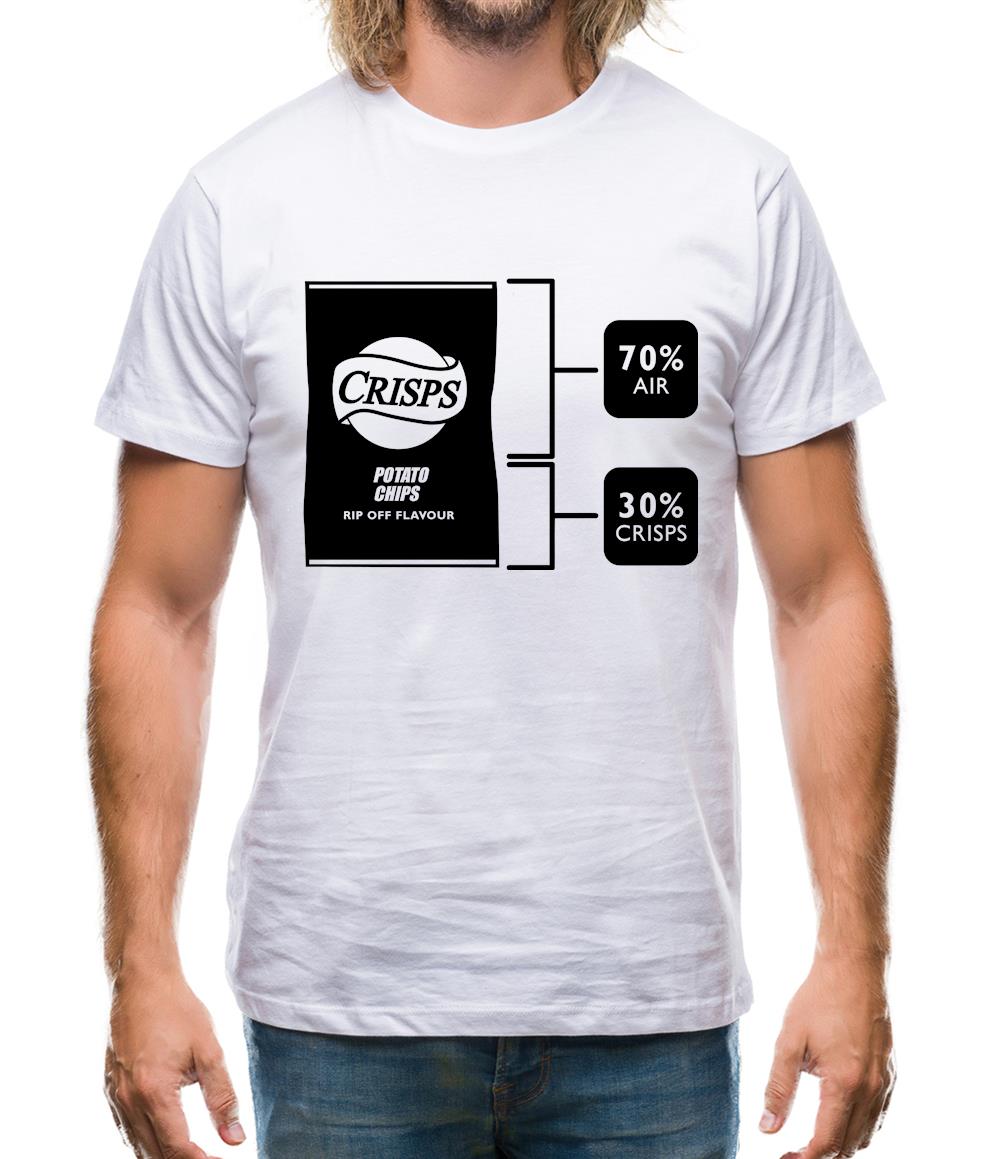Crisps Rip Off Flavour Mens T-Shirt
