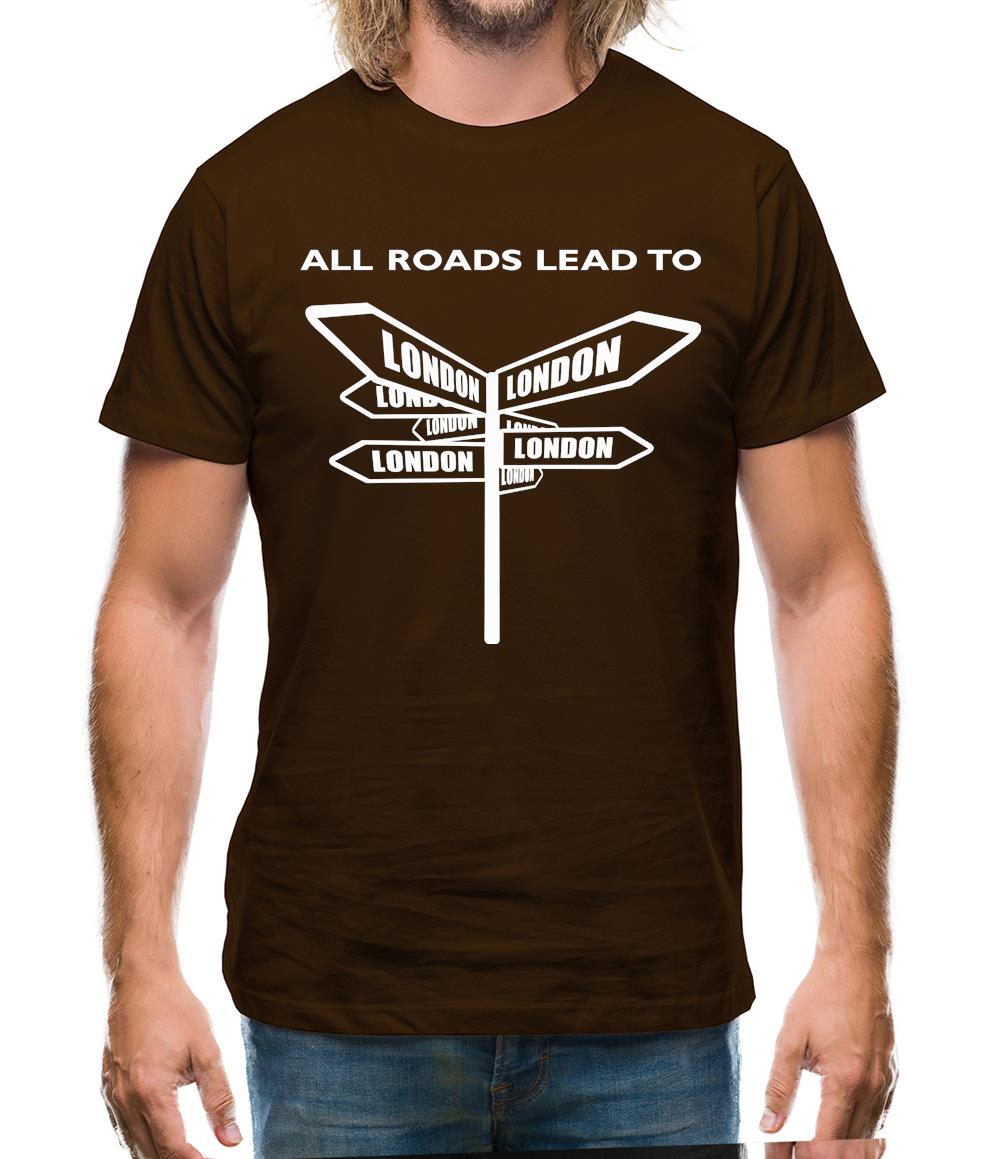 All Roads Lead To London Mens T-Shirt
