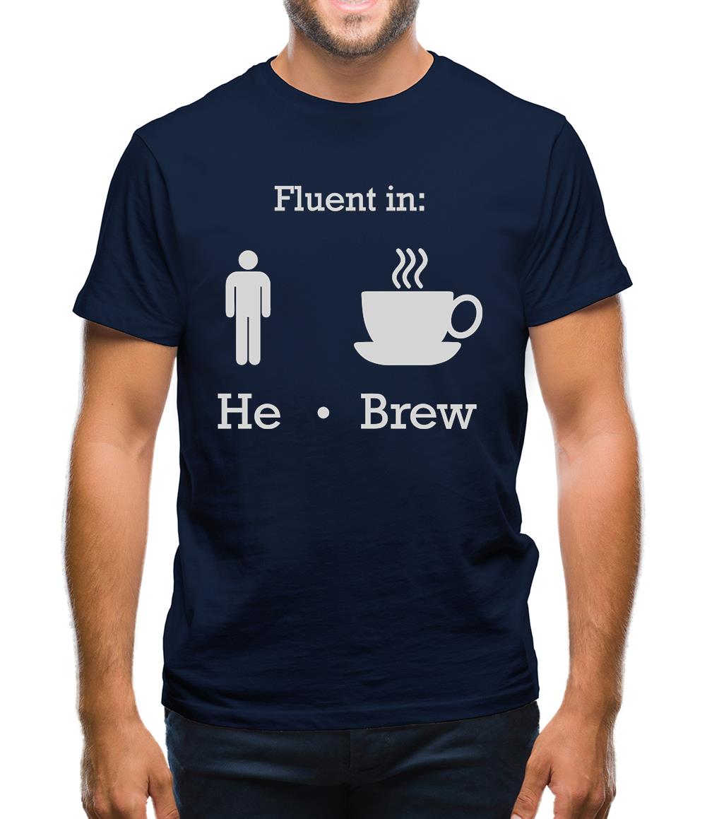Fluent In He Brew Mens T-Shirt