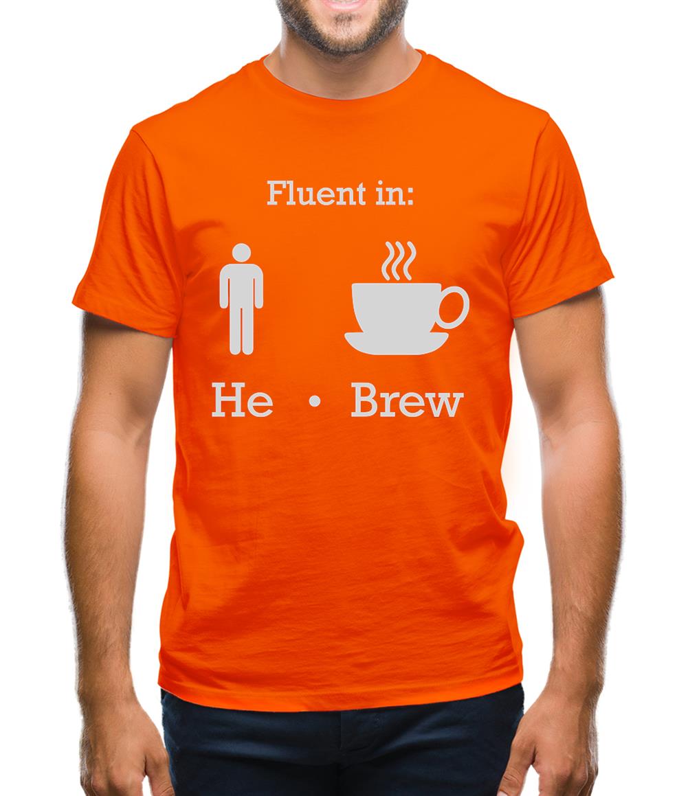 Fluent In He Brew Mens T-Shirt