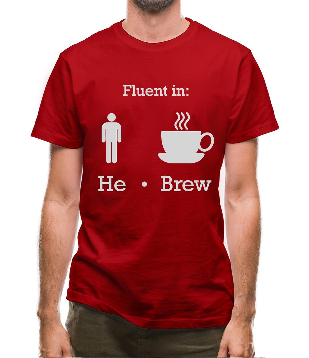 Fluent In He Brew Mens T-Shirt