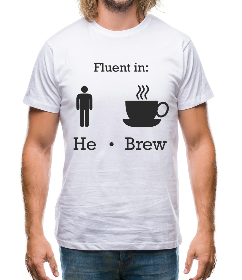 Fluent In He Brew Mens T-Shirt