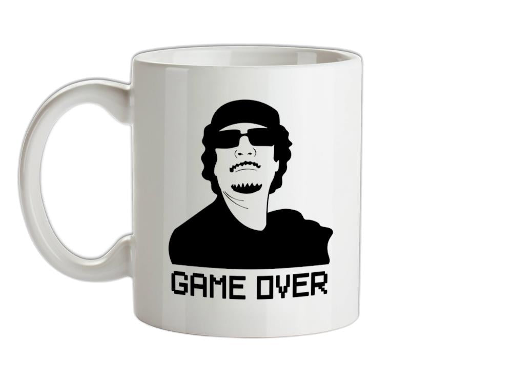 Game Over Gaddafi Ceramic Mug