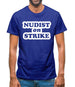 Nudist On Strike Mens T-Shirt