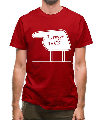 Flowery Twats Mens T-Shirt