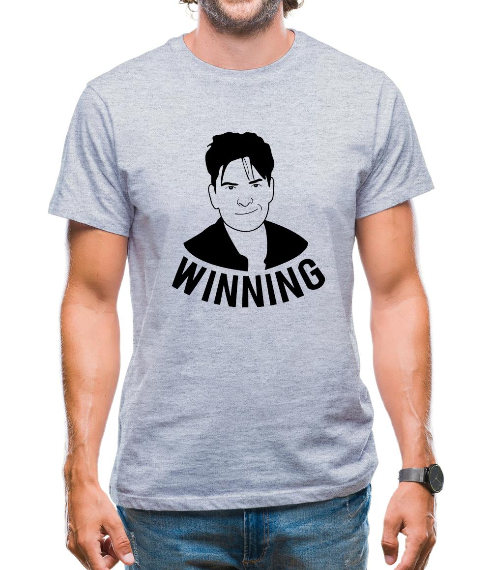 Winning Charlie Sheen Mens T-Shirt