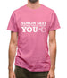 Simon says terrible things about you Mens T-Shirt