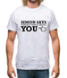 Simon says terrible things about you Mens T-Shirt