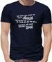 You Have The Right To Remain Silent Mens T-Shirt