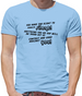 You Have The Right To Remain Silent Mens T-Shirt