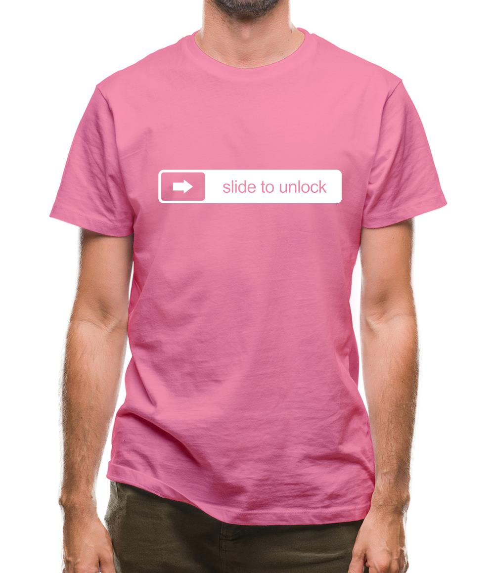 Slide To Unlock Mens T-Shirt