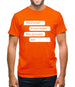 What Do We Want? A Cure For Tourettes! Mens T-Shirt