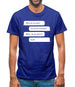 What Do We Want? A Cure For Tourettes! Mens T-Shirt