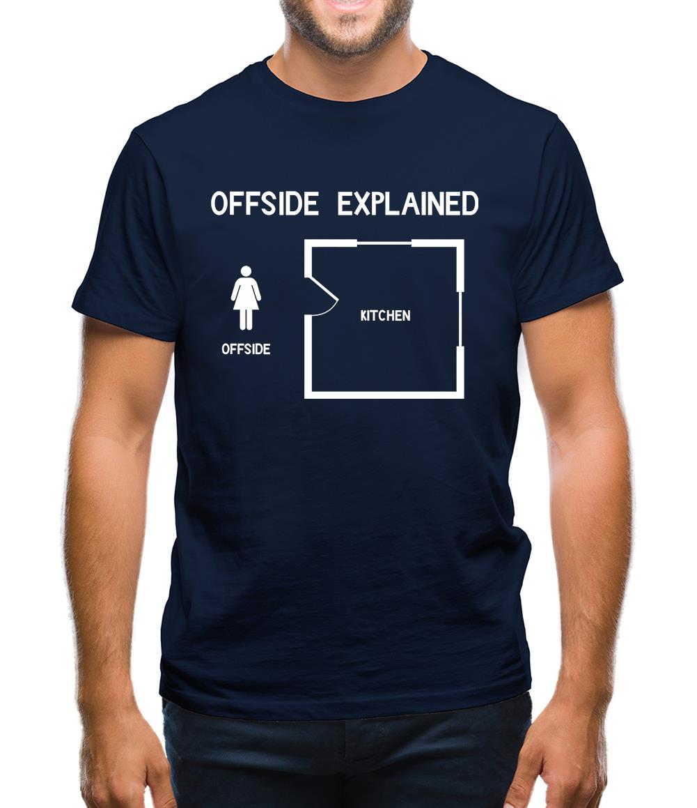 Offside Explained Mens T-Shirt