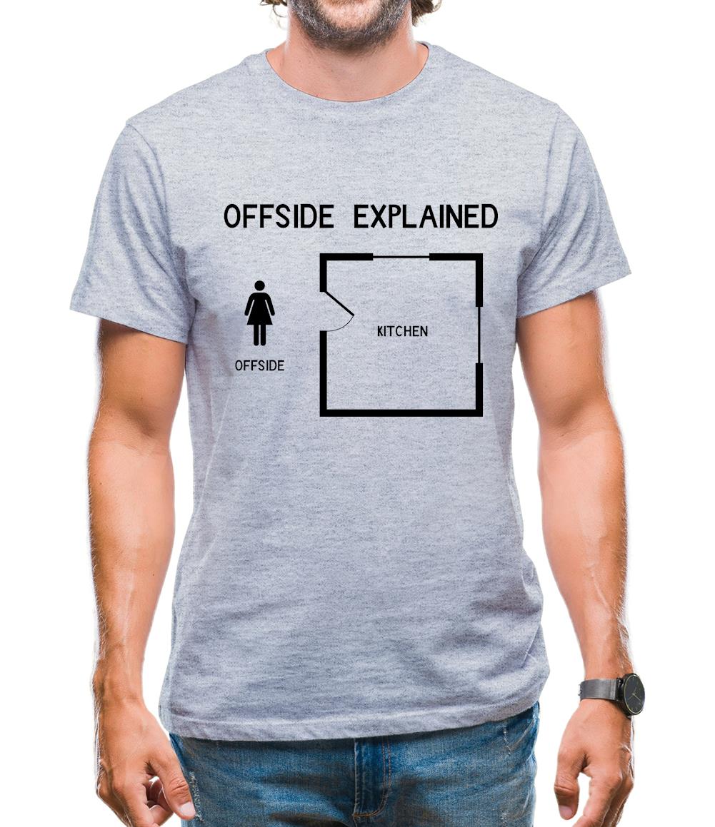 Offside Explained Mens T-Shirt