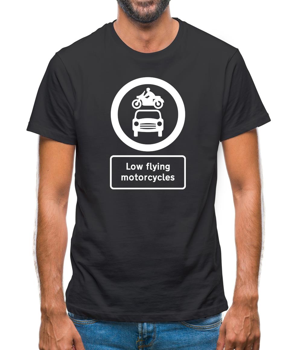 Low Flying Motorcycles Mens T-Shirt