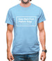Keep Back From Platform Edge Or You May Get Sucked Off Mens T-Shirt