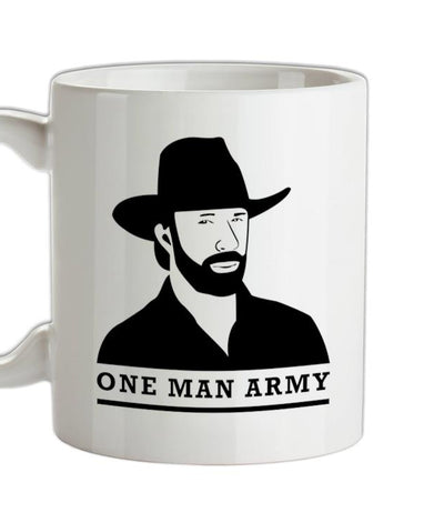 Chuck Norris One Man Army Ceramic Mug