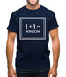 One Plus One Equals Window Mens T-Shirt