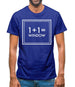 One Plus One Equals Window Mens T-Shirt