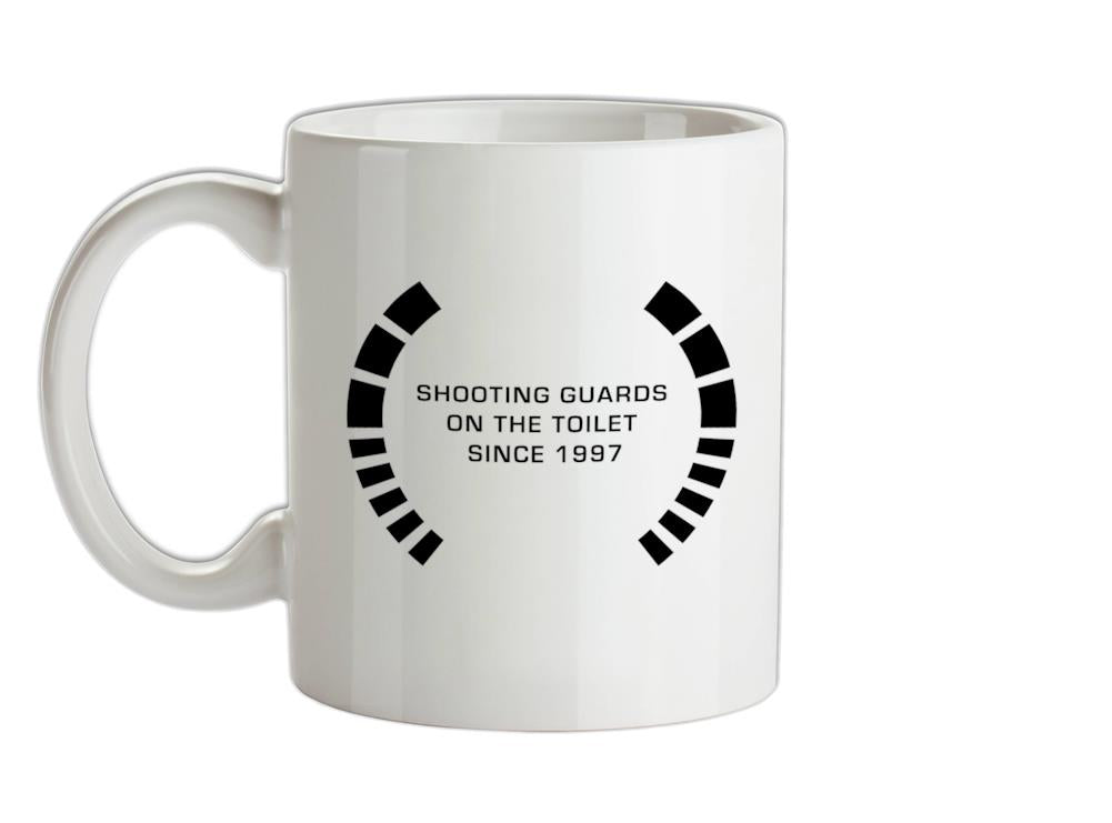 Shooting Guards On The Toilet Since 1997 Ceramic Mug