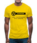 Danger Area Contaminated With Awesome Mens T-Shirt