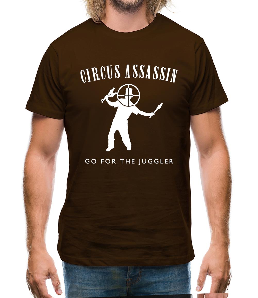 Circus Assassin Go For The Juggler Mens T-Shirt