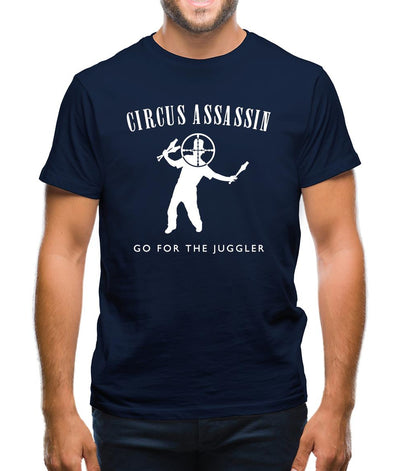 Circus Assassin Go For The Juggler Mens T-Shirt