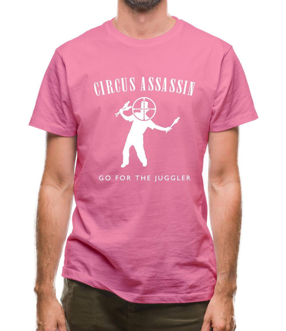 Circus Assassin Go For The Juggler Mens T-Shirt